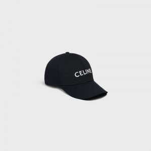 Black Celine BASEBALL IN COTTON Cap | CL-591688