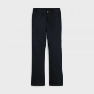 Black Celine DYLAN FLARED JEANS IN PURE BLACK WASH DENIM Pants | CL-592043