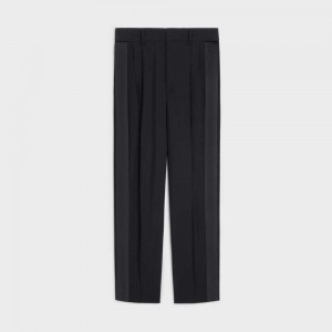 Black Celine JUDE TUX IN WOOL AND MOHAIR Pants | CL-592737