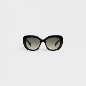 Black Celine Triomphe 06 in Acetate Sunglasses | CL-592405