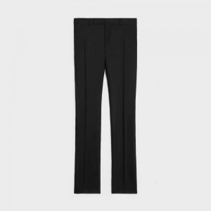 Black Celine dylan in cashmere flannel Pants | CL-592733