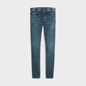 CLEAN DARK UNION WASH Celine Neo skinny jeans in clean dark union wash denim Pants | CL-592728