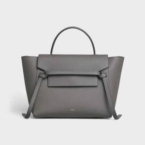 Grey Celine Mini in grained calfskin Belt Bag | CL-593065