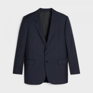 MARINE/CRAIE Celine Jude in lightweight striped twill Jackets | CL-592661