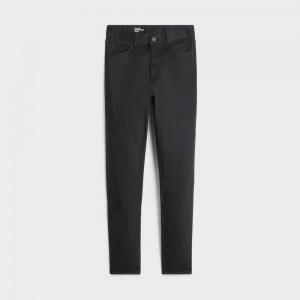 PURE BLACK Celine SLIM JEANS IN PURE BLACK WASH DENIM Pants | CL-592725