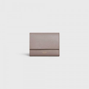 Pebble Celine Small trifold in Grained calfskin Wallets | CL-593004