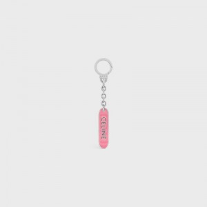 Pink Celine SKATEBOARD CHARM in Brass and Enamel Lifestyle | CL-591686