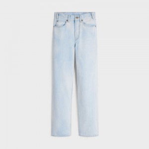 SUN FADED WASH Celine MARGARET JEANS IN SUN-FADED WASH DENIM Pants | CL-592716