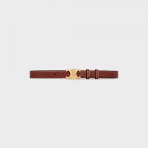 Teck Celine Medium Triomphe in Natural Calfskin Belts | CL-592453