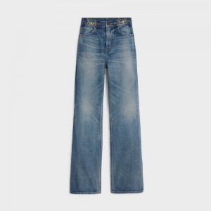 UNION WASH Celine JANE FLARE JEANS IN DENIM UNION WASH Pants | CL-592719