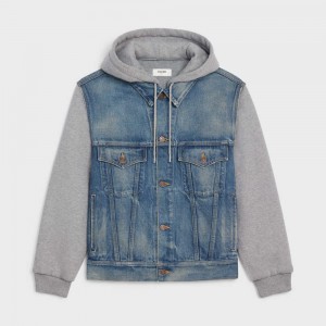 UNION WASH Celine TRUCKER IN UNION WASH DENIM Jackets | CL-592687