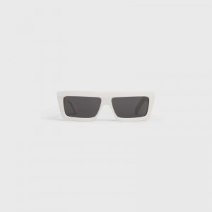 White Celine Monochroms 02 in Acetate Sunglasses | CL-591753