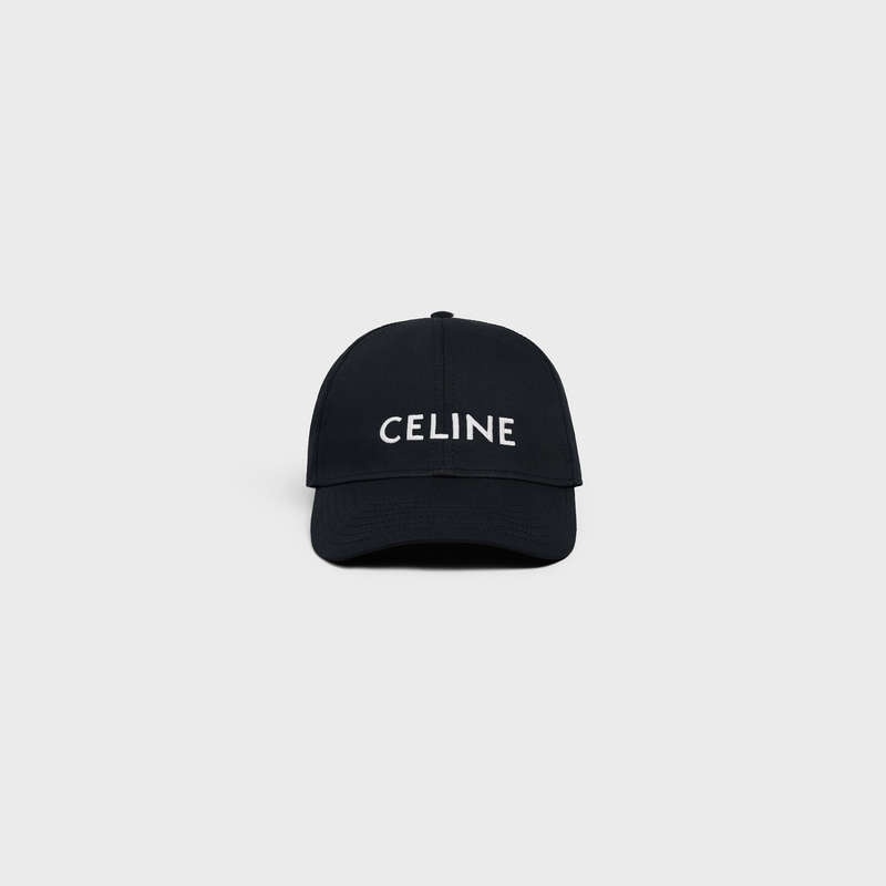 Black Celine BASEBALL IN COTTON Cap | CL-591688