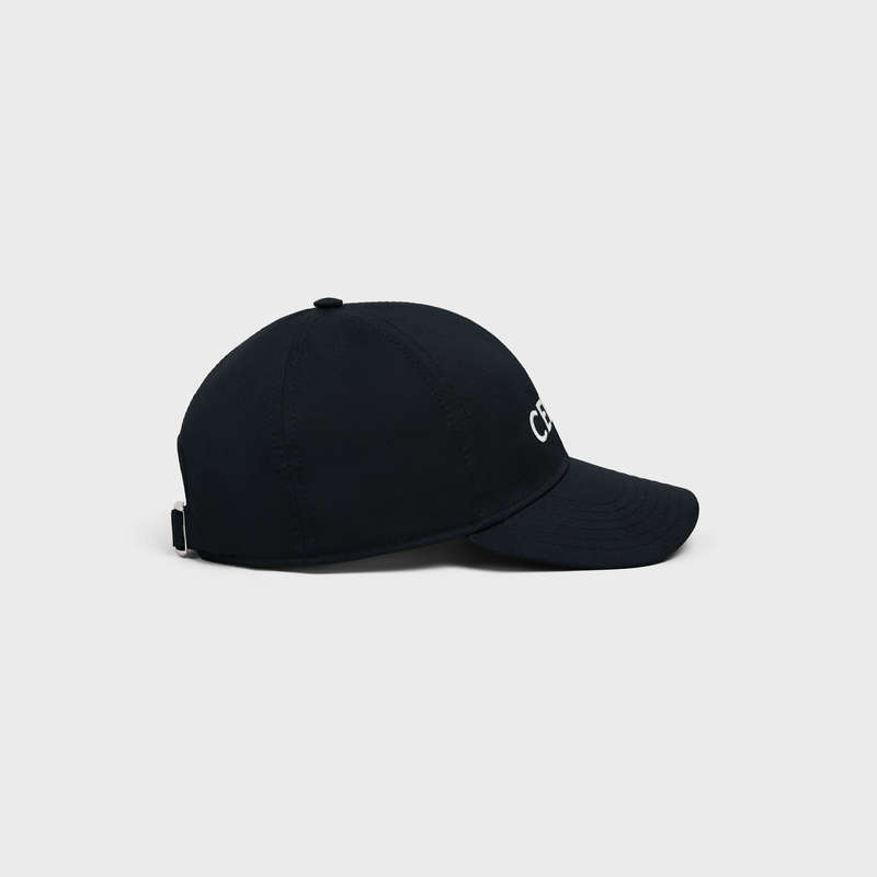 Black Celine BASEBALL IN COTTON Cap | CL-591688