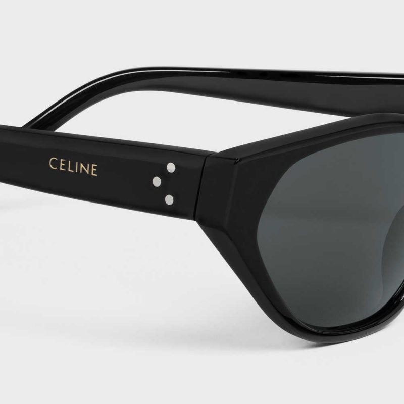 Black Celine Cat Eye S251 in Acetate Sunglasses | CL-592430