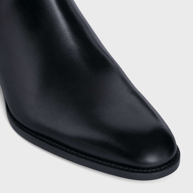 Black Celine DRUGSTORE CHELSEA in Shiny calfskin Boots | CL-591869