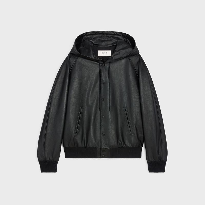 Black Celine HOODED IN SOFT Leather | CL-591930