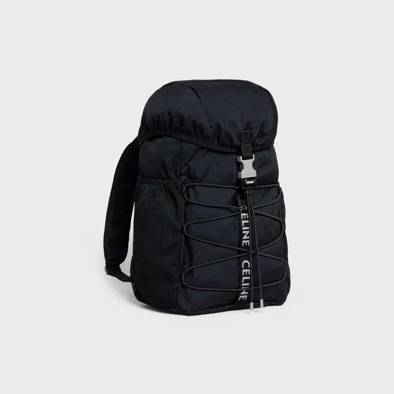 Black Celine MEDIUM TREKKING in nylon Backpacks | CL-591840