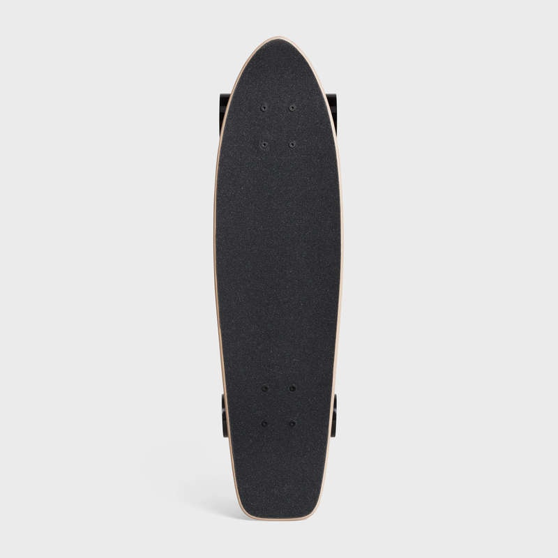 Black Celine MINI CRUISER in Wood with celine print Lifestyle | CL-591677