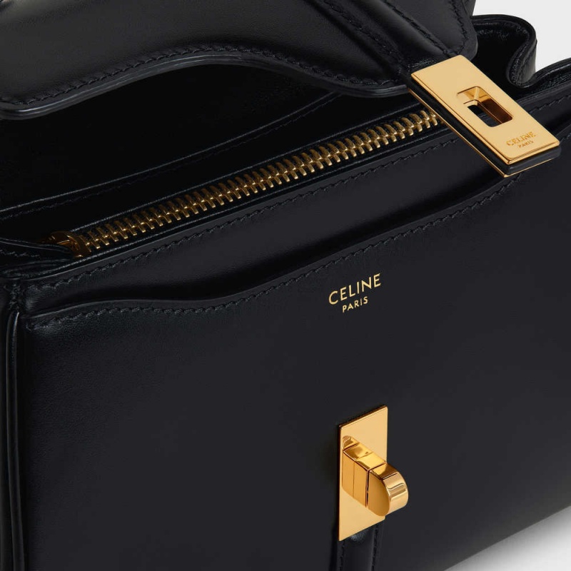 Black Celine MINI in satinated calfskin 16 | CL-593268