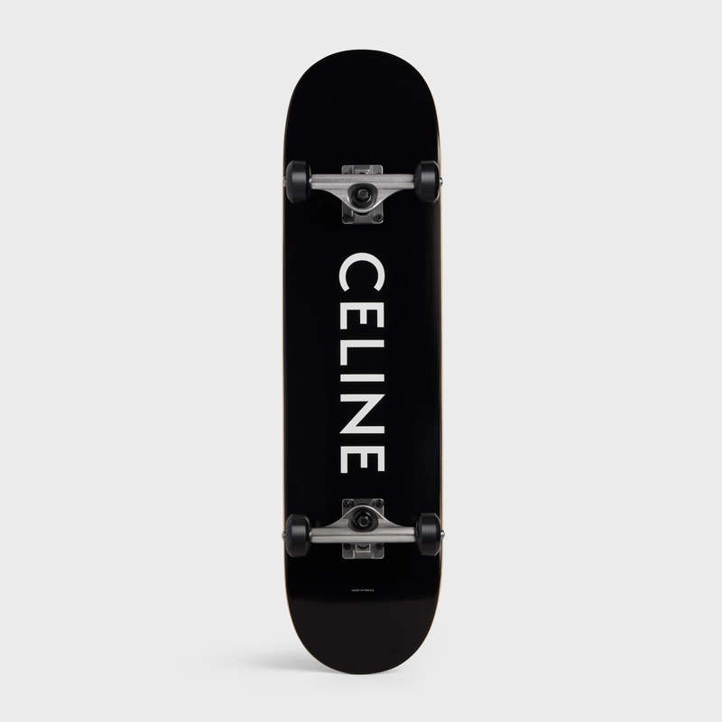 Black Celine SKATEBOARD LOGO PRINT Lifestyle | CL-591678