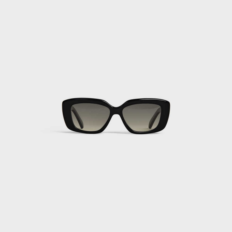 Black Celine Triomphe 04 in Acetate Sunglasses | CL-592391