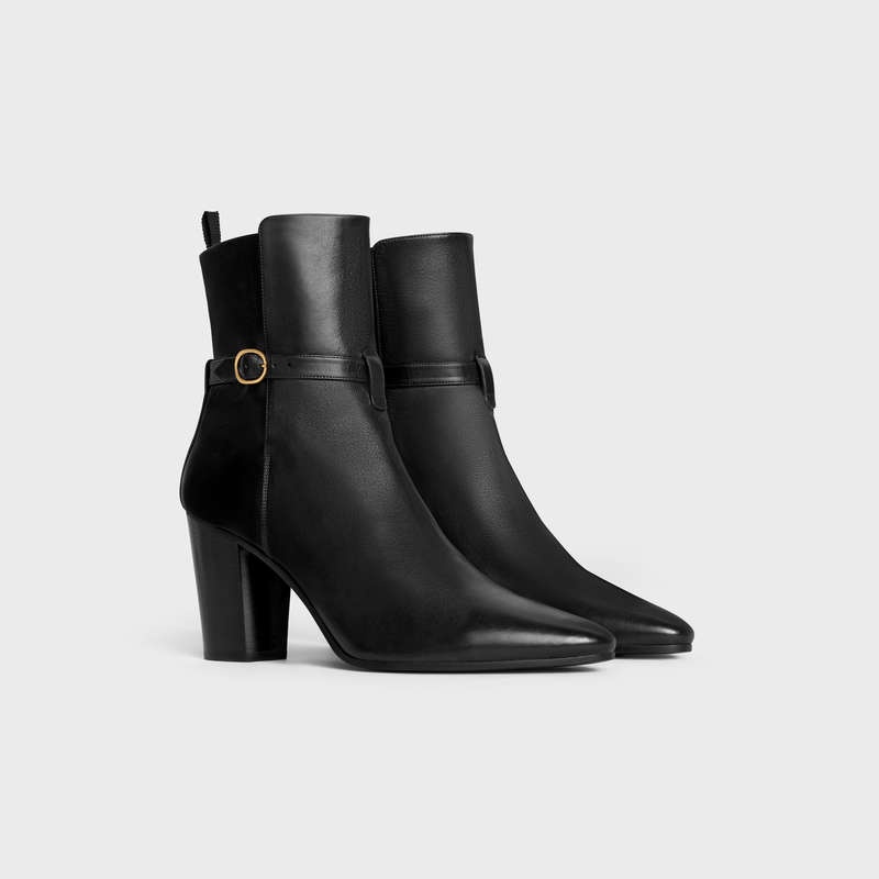 Black Celine WILTERN JODHPUR in CALFSKIN Boots | CL-591870