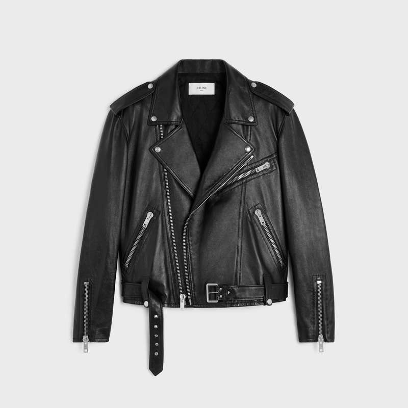 Black Celine biker in soft Leather | CL-591916