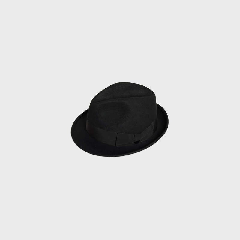 Black Celine borsalino in felt Hat | CL-591721