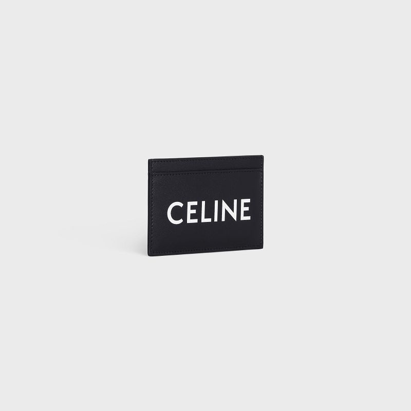 Black Celine in Smooth Calfskin with celine Print Card Holders | CL-591804