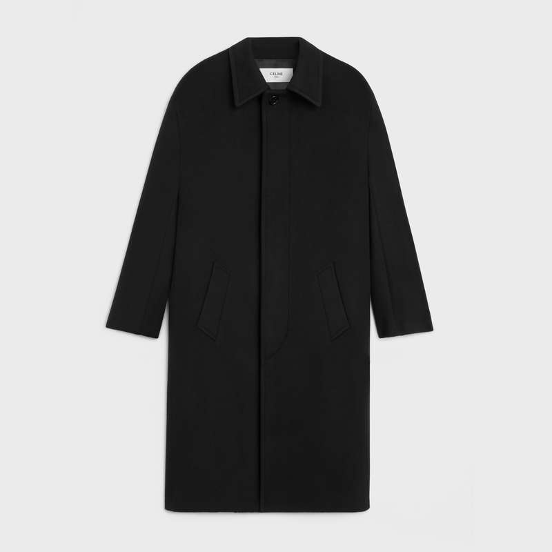 Black Celine mac in double face cashmere wool Coats | CL-591976