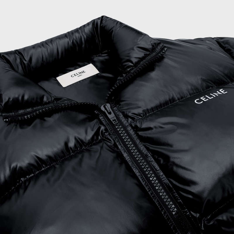 Black Celine puffer in lightweight nylon Blousons | CL-591971