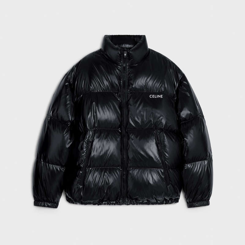 Black Celine puffer in lightweight nylon Blousons | CL-591971