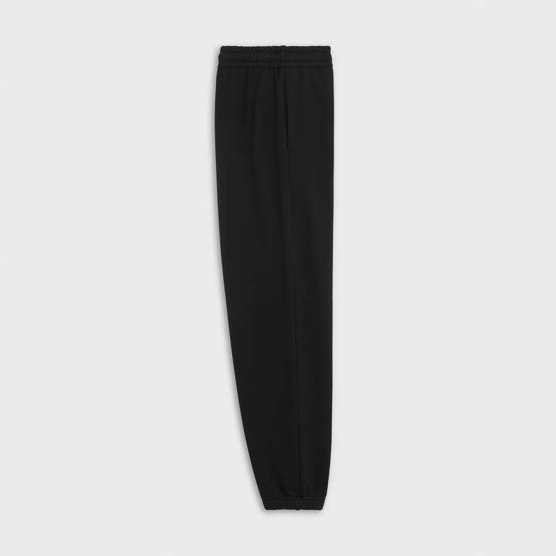 Black / white Celine TRACK IN COTTON FLEECE Pants | CL-592031