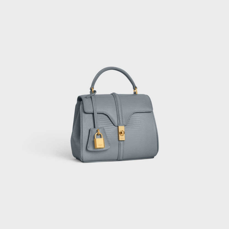 Blue Grey Celine MINI in Lizard 16 | CL-593273