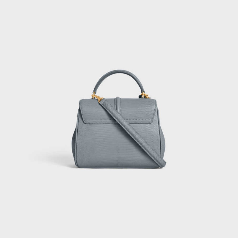 Blue Grey Celine MINI in Lizard 16 | CL-593273