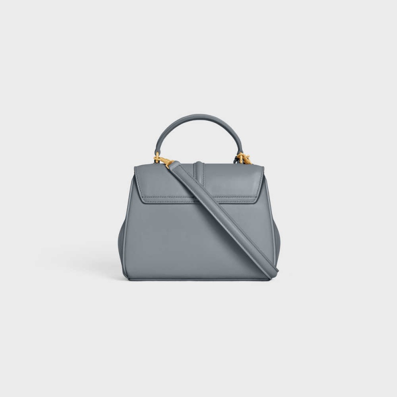 Blue Grey Celine MINI in satinated calfskin 16 | CL-593269