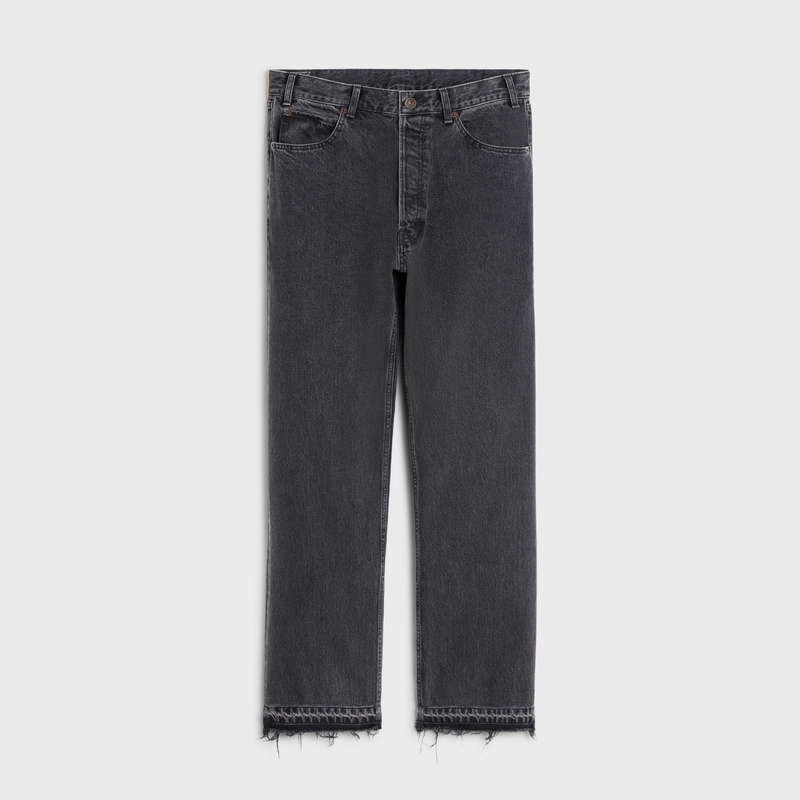 Charcoal Wash Celine Wesley jeans in charcoal wash denim Pants | CL-592052