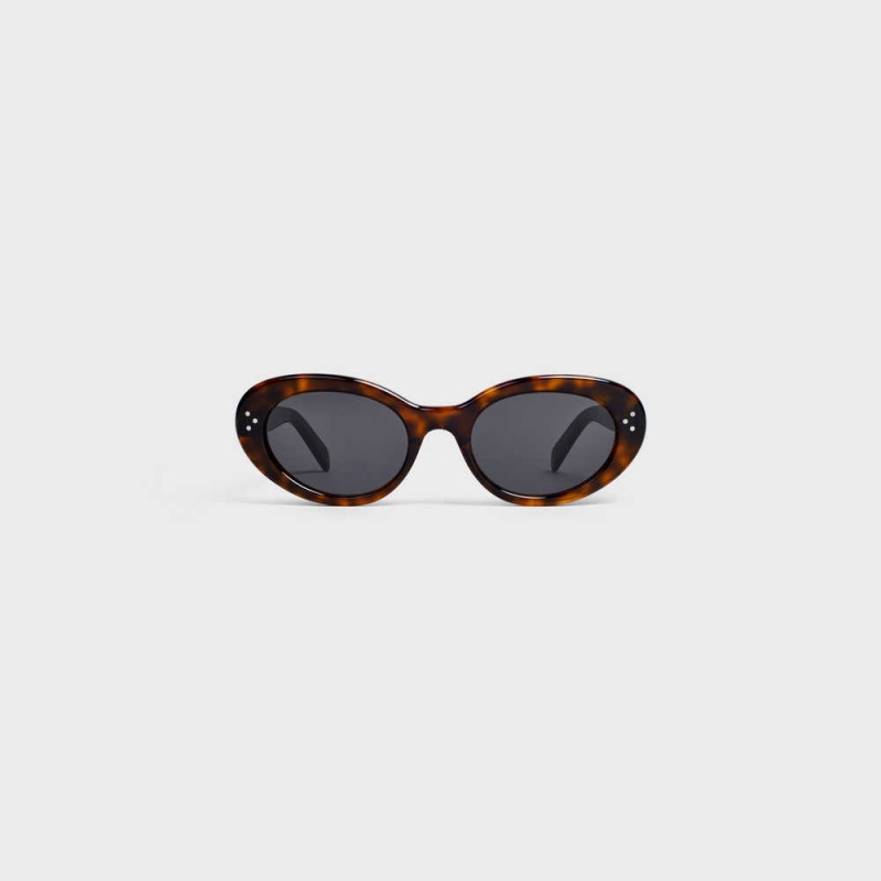 Dark Havana Celine Cat Eye S193 in Acetate Sunglasses | CL-592422