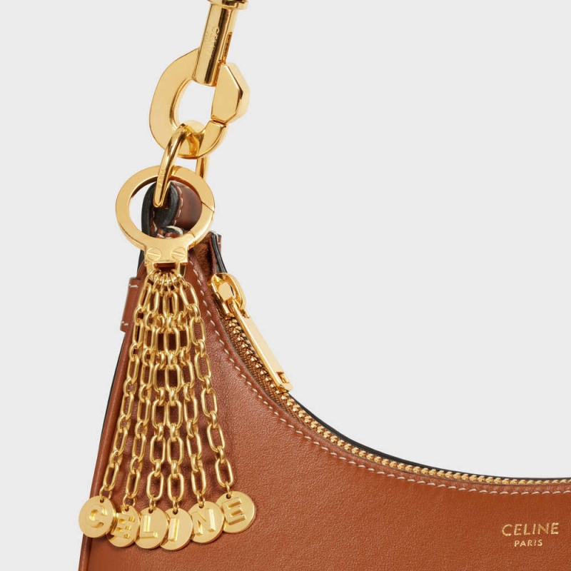 Gold Celine CELINE MEDALS CHARM in Brass Leather Goods Accessories | CL-592919