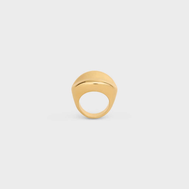 Gold Celine Formes Abstraites Cosmos in Brass with Gold Finish Rings | CL-592194