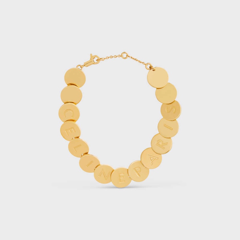 Gold Celine Pastilles in Brass with Gold Finish Bracelets | CL-592217