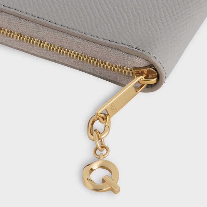 Gold Celine Q CHARM in Brass Leather Goods Accessories | CL-592936