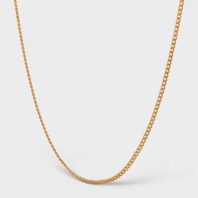 Gold Celine Separables Chain in Brass with Gold Finish Necklaces | CL-592263