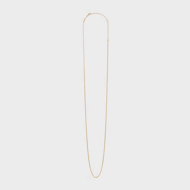 Gold Celine Separables Chain in Brass with Gold Finish Necklaces | CL-592262