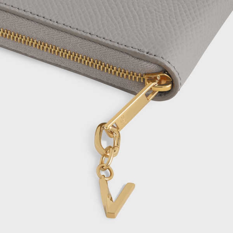 Gold Celine V CHARM in Brass Leather Goods Accessories | CL-592941