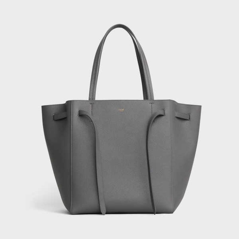 Grey Celine Small Phantom in soft grained calfskin Cabas | CL-593092