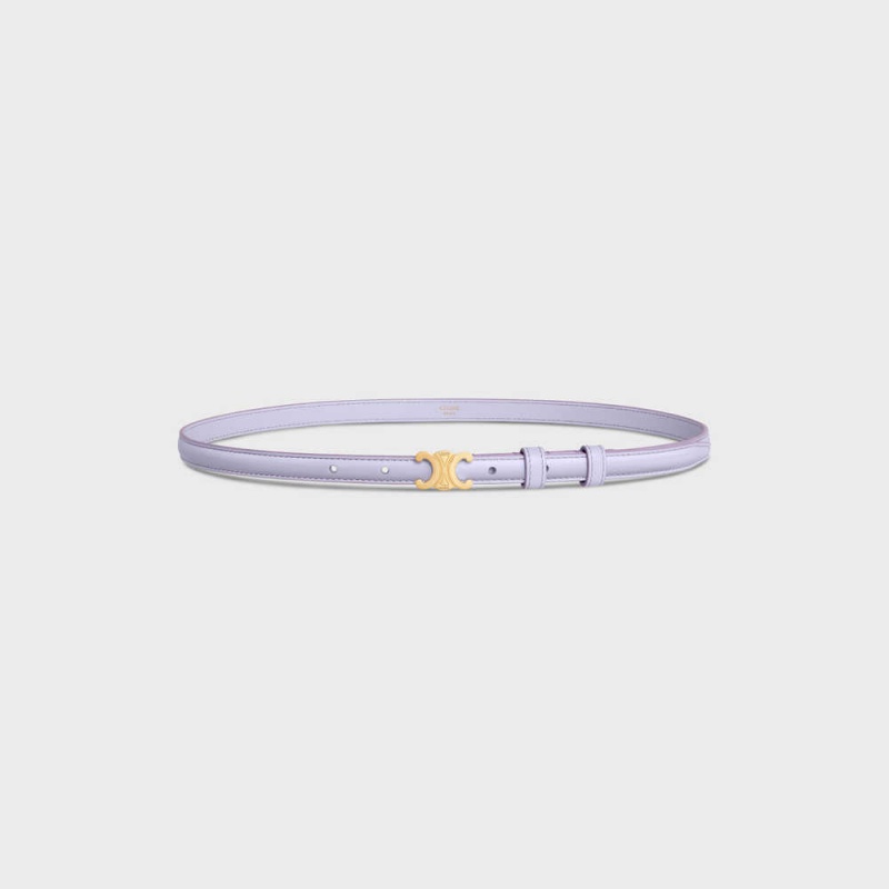 Light Lavender Celine TEEN TRIOMPHE in Taurillon Leather Belts | CL-592473