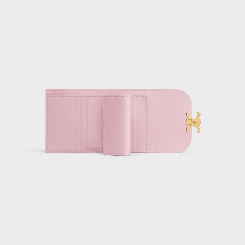 Light Pink Celine Small TRIOMPHE in NILOTICUS CROCODILE Wallets | CL-592974