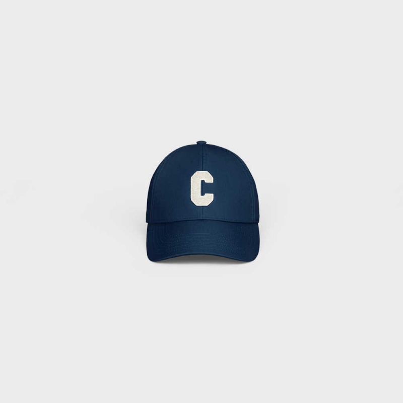 Marine Celine INITIAL BASEBALL IN COTTON Cap | CL-592366